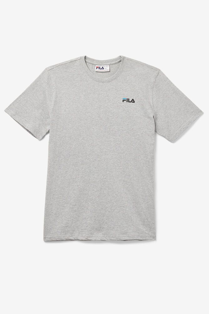 Fila T-Shirt Mens Grey Shoe Tower - Ireland 89204-HFVD